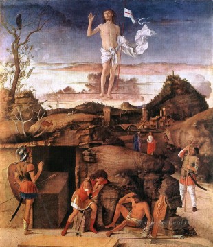 Resurrection of Christ religious Giovanni Bellini Oil Paintings